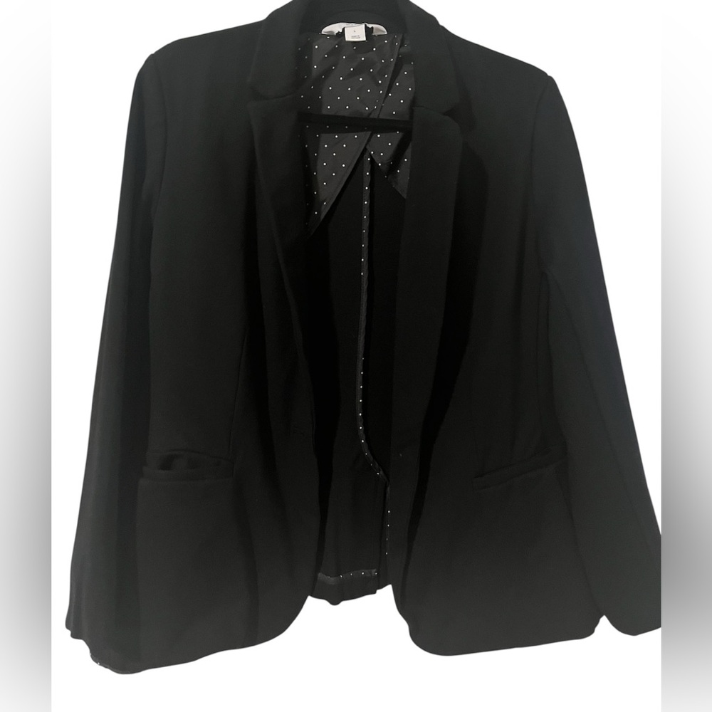 Old Navy Black Blazer Tailored Suit Jacket
